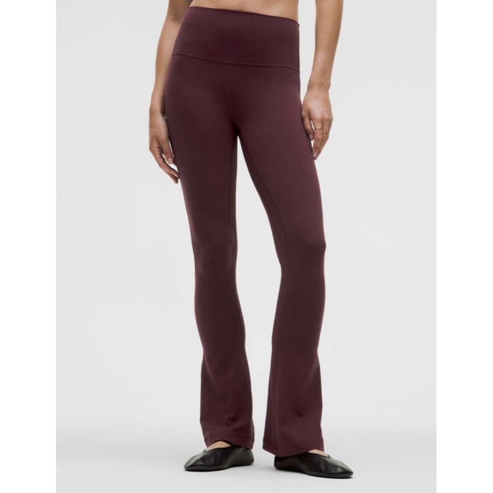 NWOT Lululemon Align High-Rise Mini Flare Pant 32" Women's Size 2 Garnet Yoga